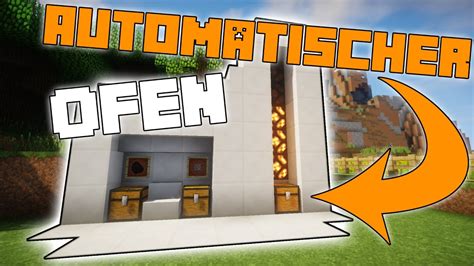 Automatischer Ofen Mit Anzeige In Minecraft Bauen Redstone Tutorial