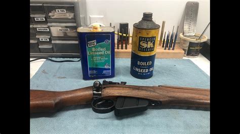 Boiled Linseed Oil On Your Surplus Rifle Stock Youtube