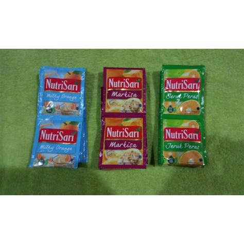 Jual Jus Nutrisari Aneka Rasa Minuman Serbuk 1 Renceng 10 Sachet