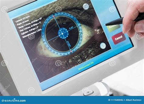 Equipment in the Eye Clinic Stock Photo - Image of examination, device ...