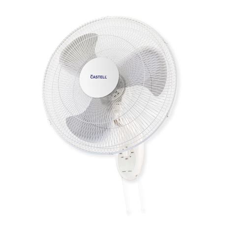 Ventilador De Pared Vel Aspas Blanco Castell