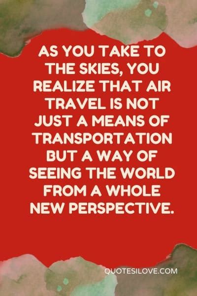 Aeroplane Travel Quotes - Quotes I Love