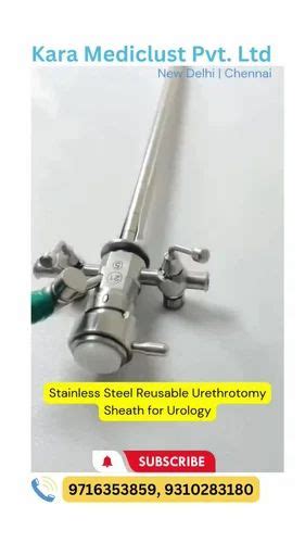 Stainless Steel Ss Urethrotomy Sheath At Rs Piece In New Delhi