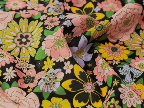 Dressmaking Fabric Maggie Cotton Lawn Black Fabric Godmother