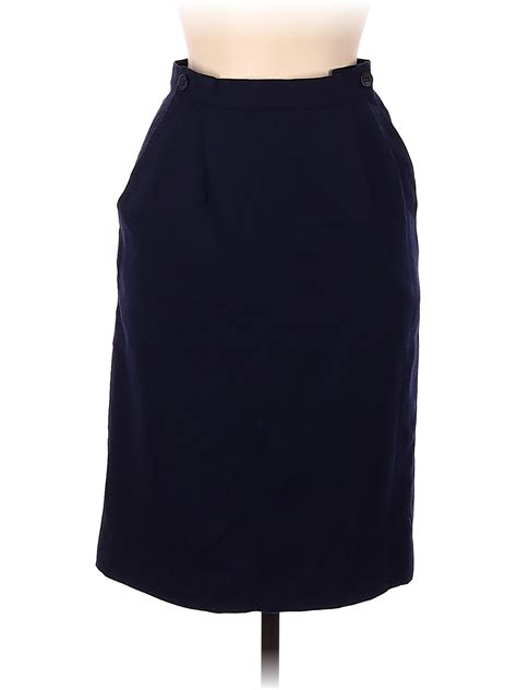 Christian Dior Separates Blue Casual Skirt Size 6 89 Off Thredup