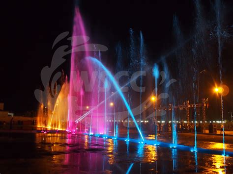 Beautiful Water Show Music Dancing Fountain With LED And Laser Show