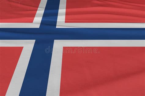 Bandera Aislada Que Agita Bandera Realista De Noruega De D Noruega