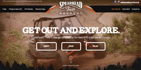 New Spearhead Trails website uses innovative technology to promote ...