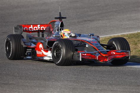 Lewis Hamilton Vodafone Mclaren Mercedes Mp4 23 2008 Jerez Test