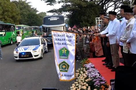 Pelepasan Jamaah Calon Haji Asal Kota Malang Antara News