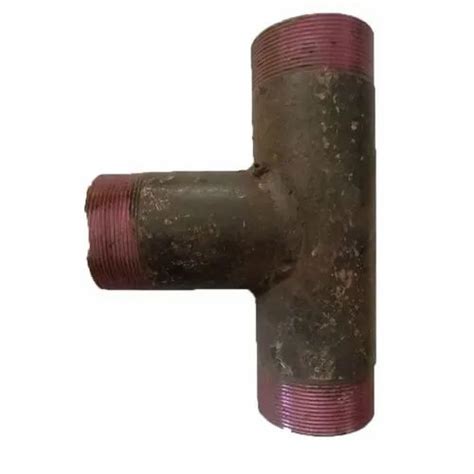 55 Mm Threaded Mild Steel Equal Tee Pipe Coupling At Rs 130 Piece In Rajkot