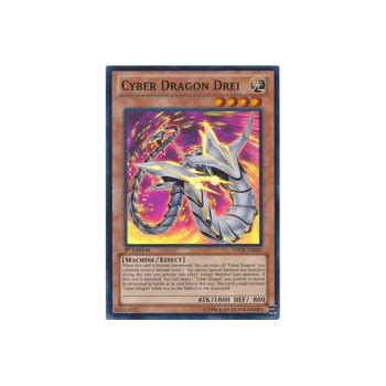 UK Cyber Dragon Drei SDCR EN002 Super Rare 1st Edition Cá