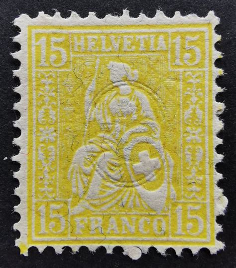 TR98 Timbre Suisse Assise 15 Rp Non Oblitere Kaufen Auf Ricardo