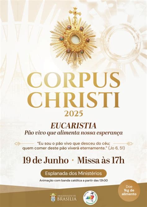 Corpus Christi 2025 - Corpus Christi 2025 – Arquidiocese de Brasília