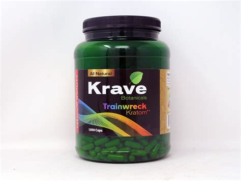 Krave Kratom Trainwreck 1000 Caps Nevada Cash And Carry