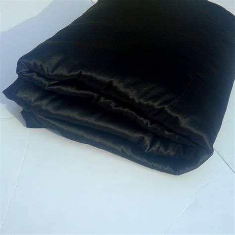 Black Satin Blanket Throw Large Throw Blanket Living Room - Etsy