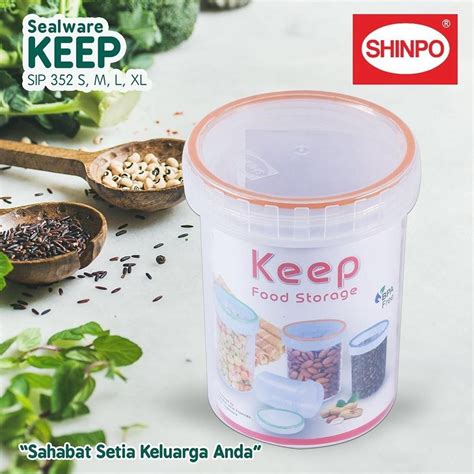 Jual Shinpo 352 XL Toples Kedap Udara Putar Keep Kotak Tempat Makan