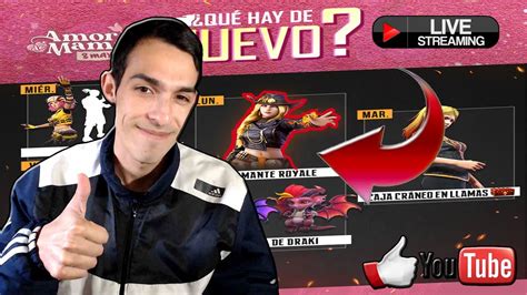 ESPERANDO LA NUEVA LUCK ROYALE DE DIAMANTE FREE FIRE EN DIRECTO YouTube