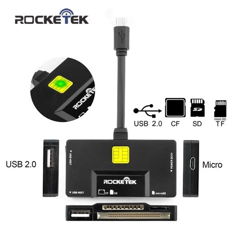 Rocketek Micro Usb Card Reader Otg For Android Devices Micro Sd Cards