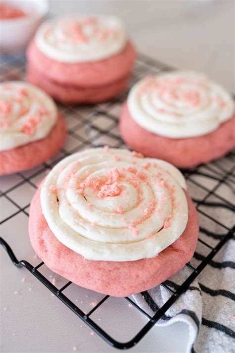 Crumbl Copycat Pink Velvet Cookies Cooking With Karli