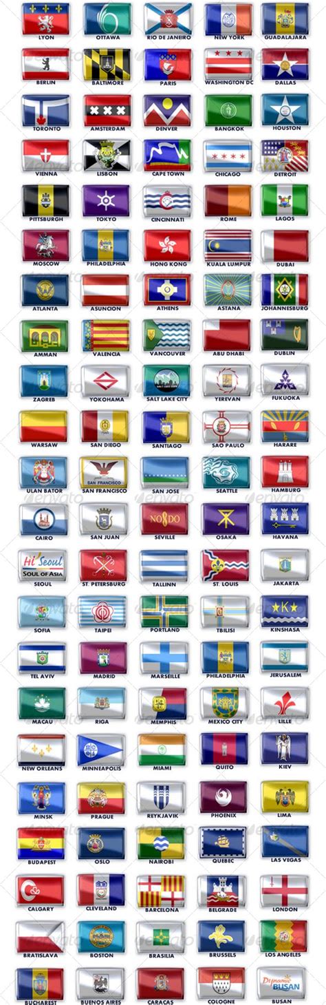 110 Famous City Flag Icons With Images Flag Icon City Flags Icon