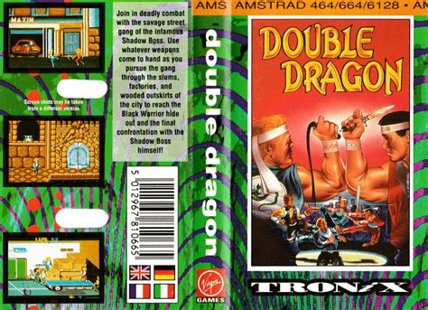 Double Dragon Amstrad Cpc Box Cover Art Mobygames