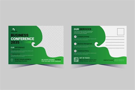 Corporate Business Postcard Template Design, 38510916 Vector Art at ...