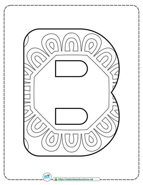 Abecedario De Mandalas Para Colorear Materiales Educativos