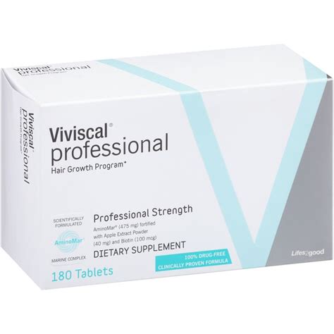 Viviscal® Professional Professional Strength Hair Growth Program Dietary Supplement Tablets 180 ...