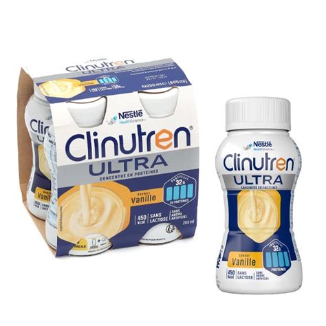 Clinutren Ultra Boisson Saveur Vanille G De Prot Ines Sans Lactose