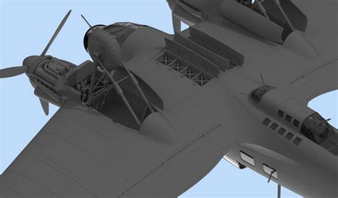 He 111 H-3, Германский бомбардировщик сборная модель 1/48| Купить