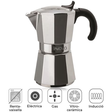 Cafetera Miss Moka Innova Gris 6 Tasses Forever Fruta Y Verdura Cal