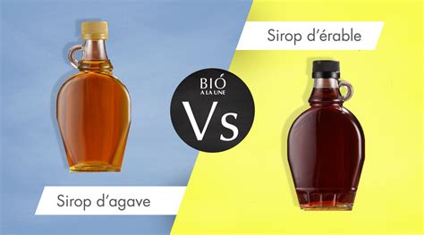 Sirop d agave ou sirop d érable lequel choisir Bio à la une