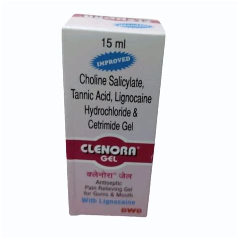 Clenora Choline Salicylate Lignocaine Hydrochloride Gel At Rs Box