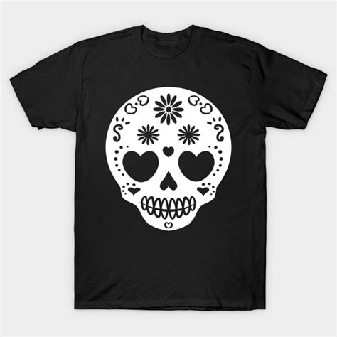 Another Sugar Skull Skull T Shirt Teepublic