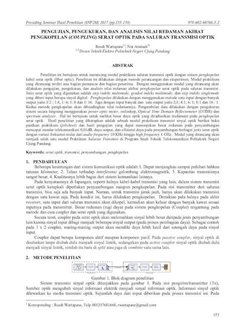 PDF PENGUJIAN PENGUKURAN DAN ANALISIS NILAI REDAMAN Metode Dan