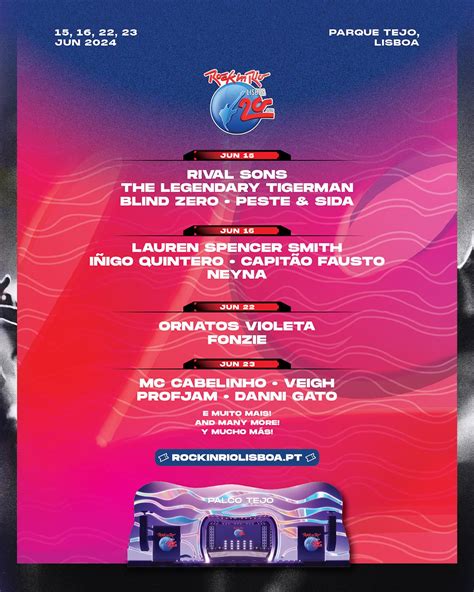 Rock In Rio Lisboa Anunciou Cartaz Do Palco Tejo