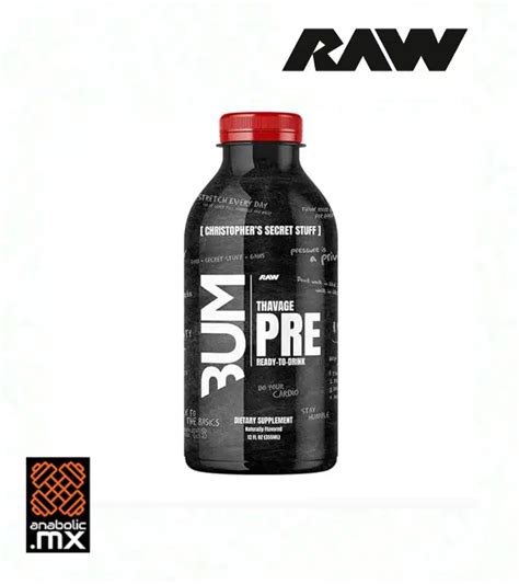 Raw Nutrition Cbum Drink Onz Pack Pwo Thavage Rtd Anabolic Mx