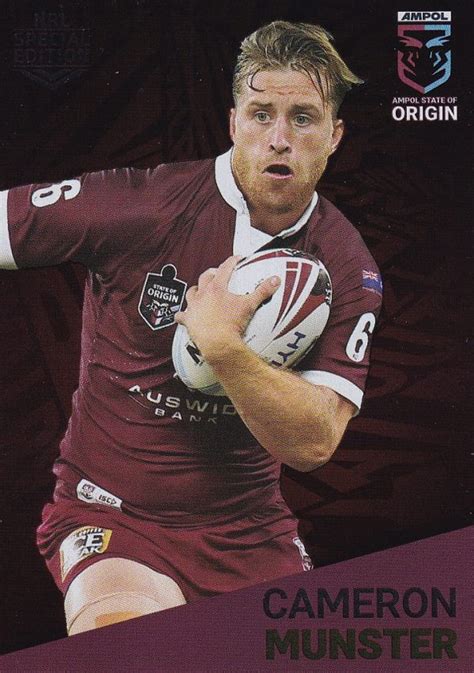 2021 Nrl Rivalry State Of Origin Ss13 Cameron Munster Gold Coast