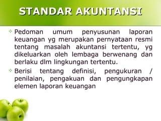 Standar Akuntansi Keuangan PPT