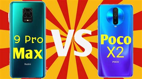 Poco X2 Vs Redmi Note 9 Pro Max Redmi Note 9 Pro Max Vs Poco X2