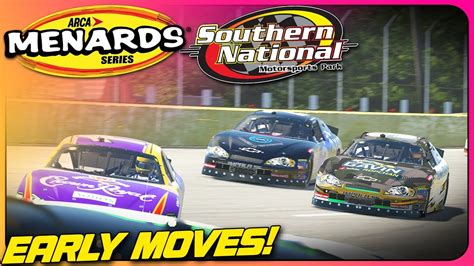 ARCA Menards Southern National Motorsports Park IRacing Oval YouTube