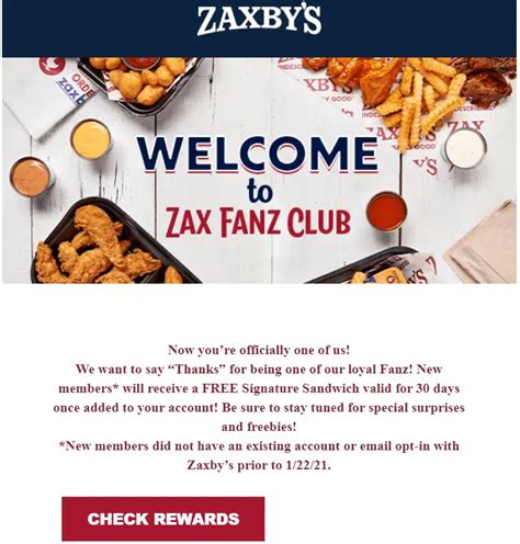 Zaxby's Free Signature Sandwich and Menu Deals | EatDrinkDeals