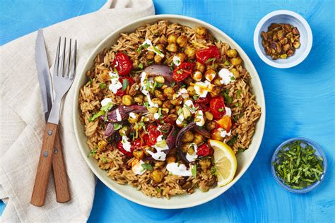 Middle Eastern Chickpea Bowls Recipe Hellofresh Recipe Hello Fresh Recipes Shawarma