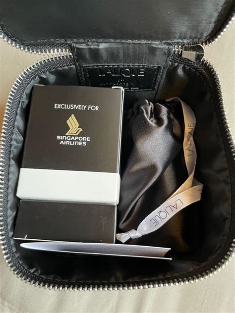 Lalique Singapore Airlines Sq Sia First Class Amenity Kit Hobbies And Toys Travel Travel