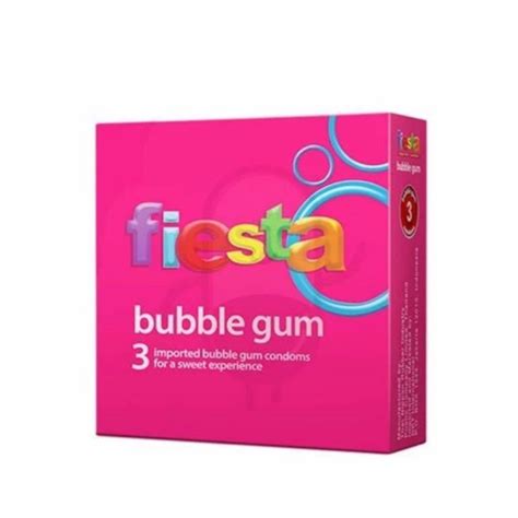 Jual Kondom Fiesta Bubble Gum Isi Pcs Kondom Rasa Permen Karet