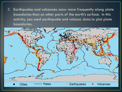 Plotting Earthquakes Worksheet Earthquake Volcanoes Tectonic Plates