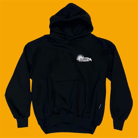 felpa nera elements sunny side abbigliamento