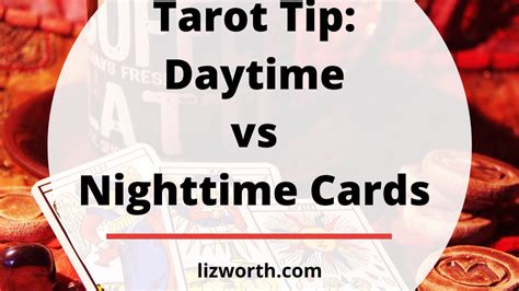 Tarot Tip For Beginners Daytime Vs Nighttime Cards