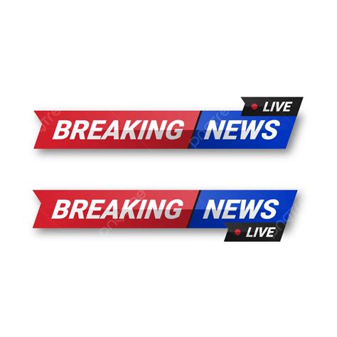 Breaking News Live Element Vector Illustration Breaking News Breaking